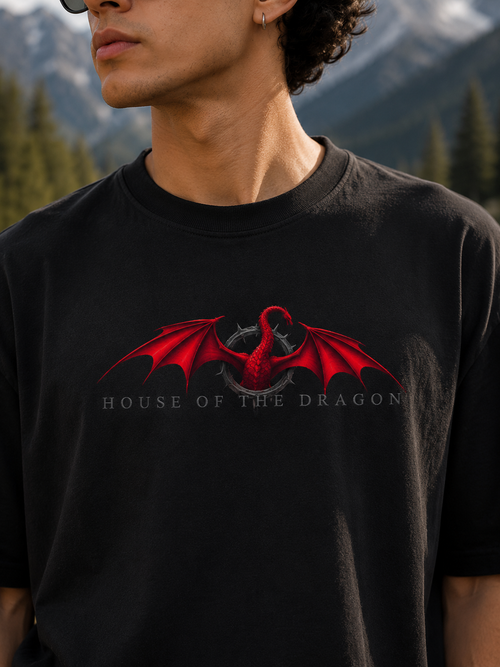 House Of The Dragon Oversized Classic T-Shirt