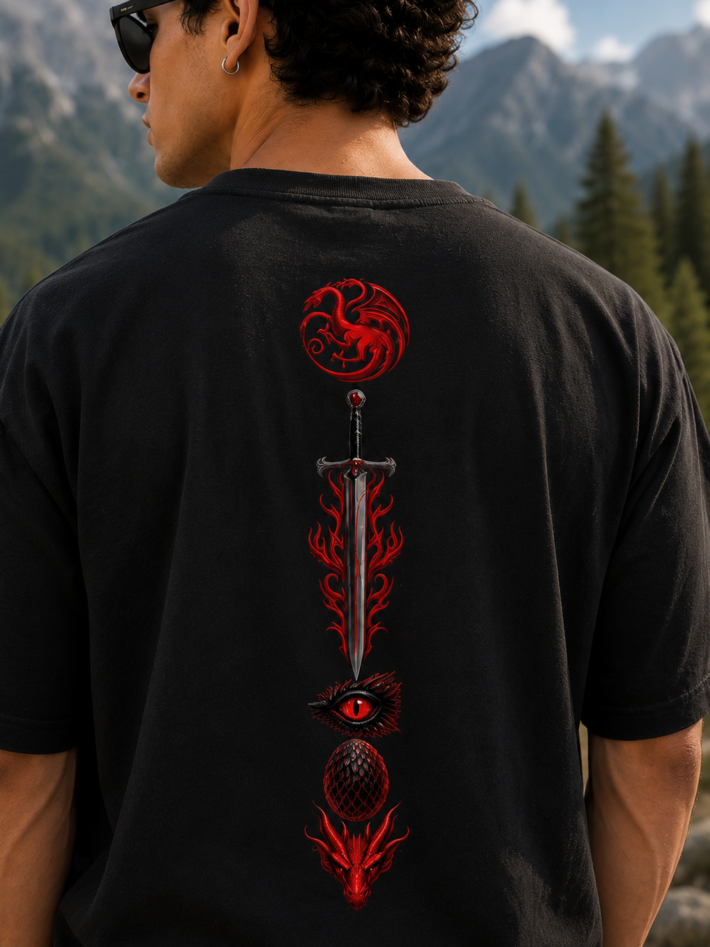 House Of The Dragon Oversized Classic T-Shirt