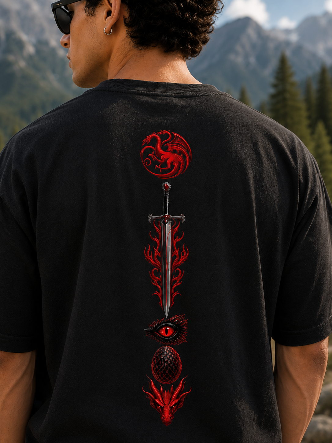 House Of The Dragon Oversized Classic T-Shirt