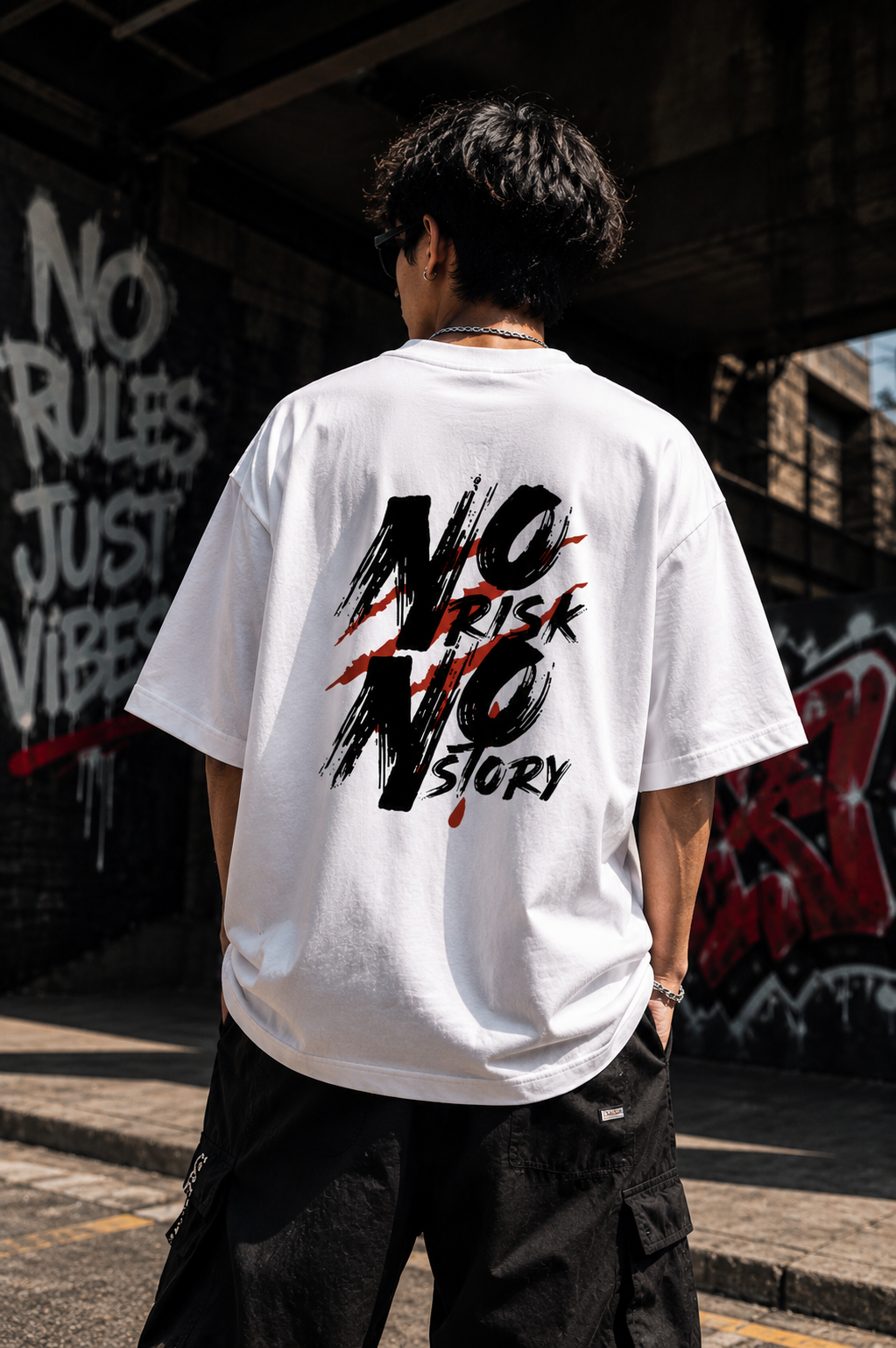 No Risk No Story — Oversized T-Shirt
