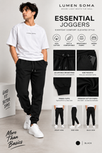 Lumen Essential Joggers – Bottle Green